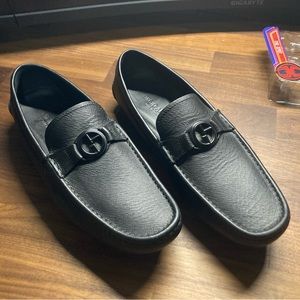 GIORGIO ARMANI LEATHER LOAFERS Size 7 Price Not Firm!!!